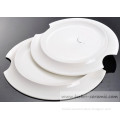 restaurant graceful with handle lids rubber irregular plate